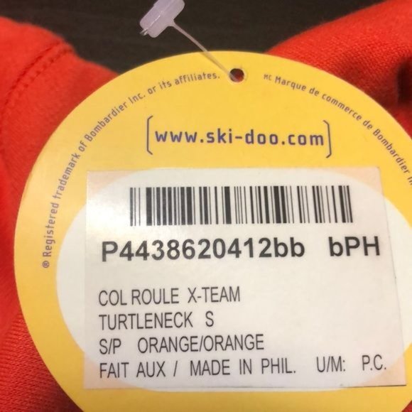 Orange Long Sleeve Men's Shirt - Picture 7 of 7